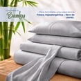 thumbnail image 4 of Juego de Sábanas Matrimonial Spring Air Bamboo Sense Tacto Seda Transpirable Gris, 4 of 5