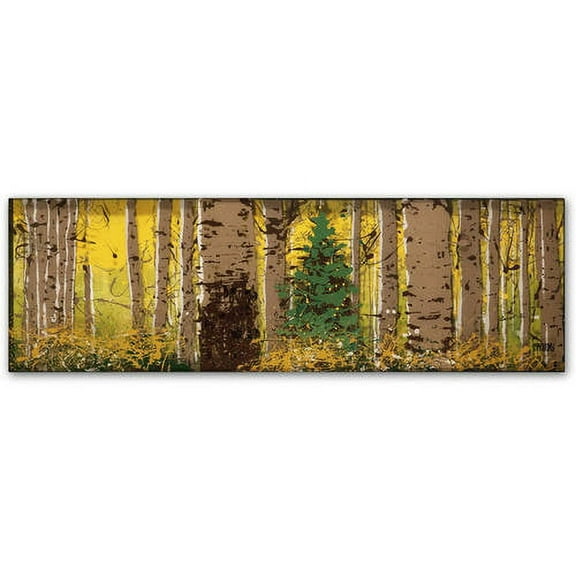Trademark Fine Art "PanorAspen Lone Pine" Canvas Art by Roderick Stevens