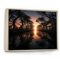 thumbnail image 2 of Designart "Shadowy Mangroves in Florida" Landscapes Floater Framed Wall Art Living Room, 2 of 7