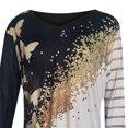 thumbnail image 6 of Kayannuo Womens Tops Long Sleeve Fall Women Ladies Print Long Sleeve Zipper V-Neck Pullover Blouse Tops Shirts, 6 of 6