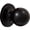 Matte Black, variant on Stone Harbor Hardware Ball Door Knob, Passage (Hall/Closet) Function, Satin Nickel