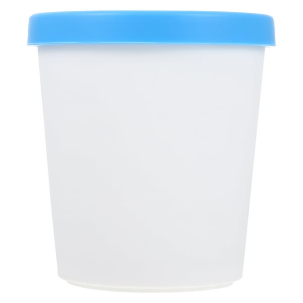 Round Ice Cream Container Freezer Ice Cream Tub Portable Ice Cream