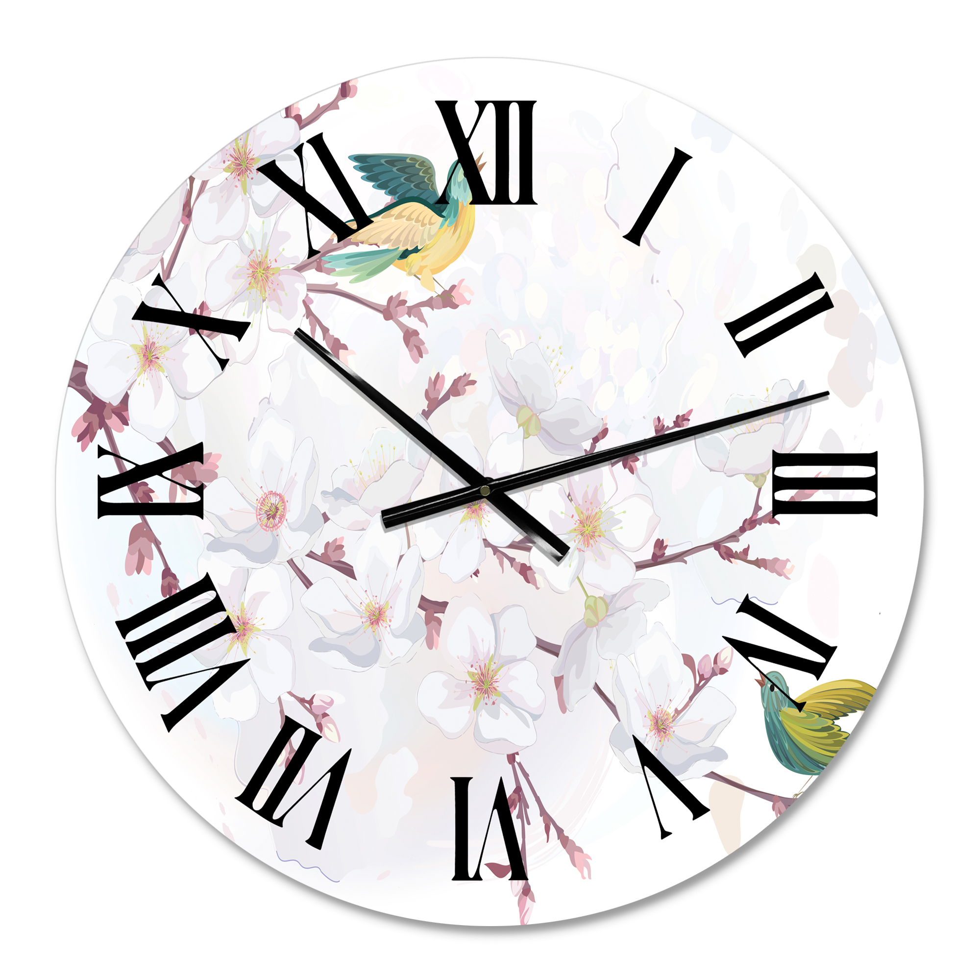 Designart 1 in Quartz Traditional Wall Clock