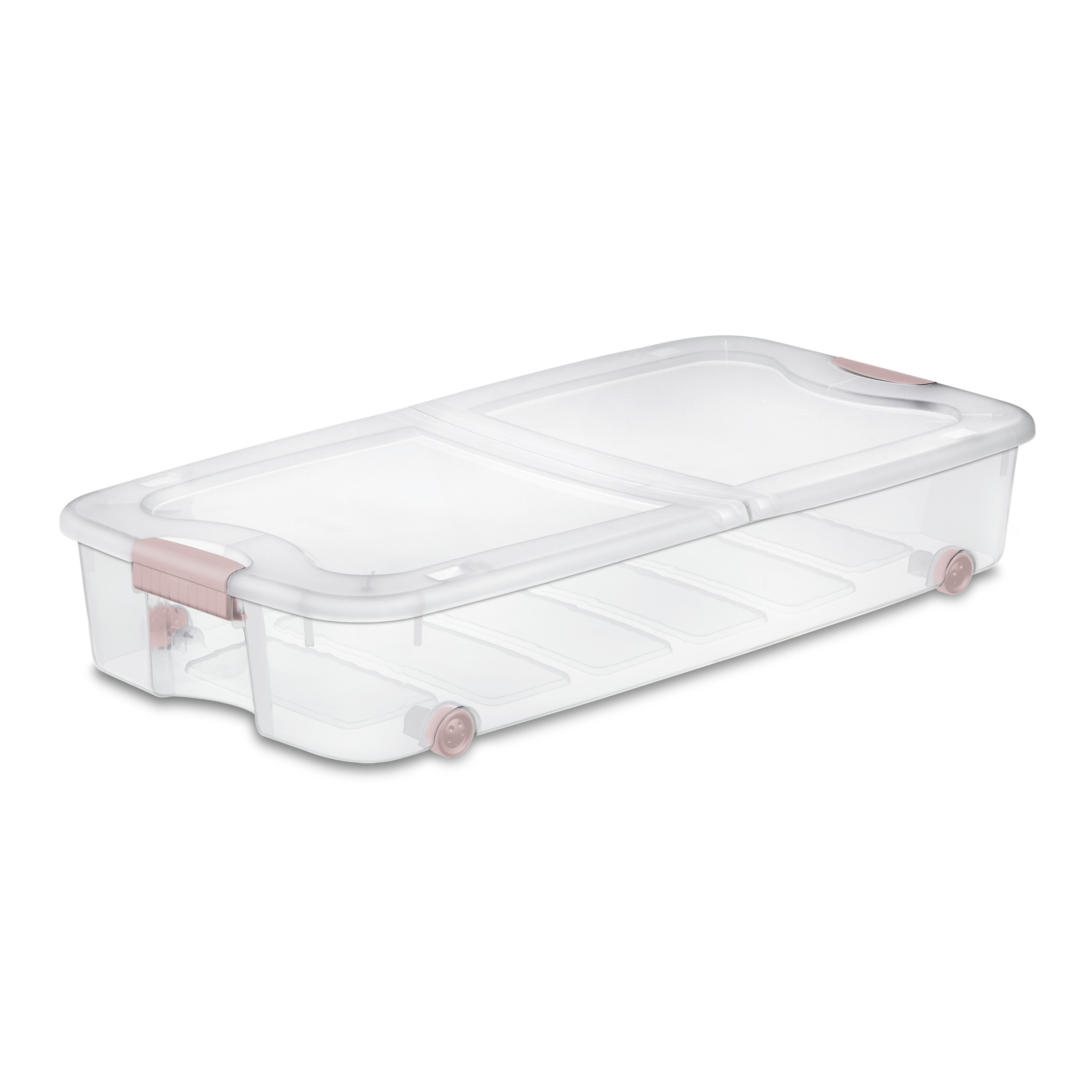 Sterilite 62 Liter Ultra™ Wheeled Underbed Storage Box - Pink