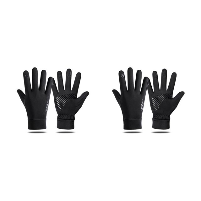 Guantes antideslizantes transpirables para motocicleta ciclismo Yuarrent Negro METRO 2Conjunto