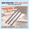 thumbnail image 3 of KFFKFF Tabletop Wood Planer, Two-Speed, 13" Broad Surface, Comes with Trio of Blades, Powered by 15-Amp 2000W Engine, Features 12" Additional Input Table, Engineered for Noiseless Functioning, 3 of 9