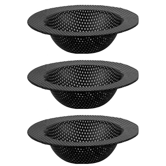 3 PCS Stainless Steel Sink Strainer Fine Mesh Kitchen Sink Strainer Fits Most Kitchen Sink Bathroom Bathtub Shower Drain