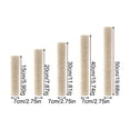 thumbnail image 4 of Cat Scratching Post Replacement, Natural Sisal Rope Cat Tree Parts for Furniture Repair, 3.14in Diameter Kitty Scratcher Pole, 6-20in Length, 4 of 8