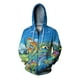 thumbnail image 3 of Chaqueta estilo callejero de otoño, sudaderas para hombre, sudadera holgada con capucha, sudadera con estampado de gatito Y2k para hombre, sudaderas con cremallera, ropa, 3 of 5