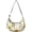Sunflower and Gnome Cream Pattern, variant on Sunflower and Leopard Brown Pattern Hobo Shoulder Bag, Daily Shoulder Handbag with Adjustable Strap, Sturdy Stitching Gift Ideas for Holiday Birthday Gifts