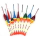 thumbnail image 2 of Juego de 10 flotadores de pesca de espuma variados: flotadores verticales versátiles para mezclar y combinar, 2 of 8