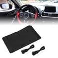 thumbnail image 2 of Funda universal para volante de coche, de piel sintética, color negro, 37-38cm de diámetro, con aguja e hilo, paquete de 3, 2 of 7