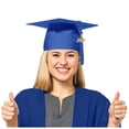 thumbnail image 5 of Navy Graduation Hat with Tassel Year Unisex Adult Graduation Cap Class of 2026 Decorations Graduation Gown for Kids, 5 of 6