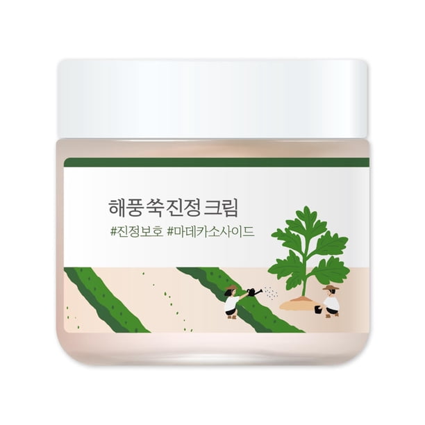 Crema calmante de artemisa ROUND LAB de 80 ml con madecasósido