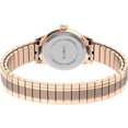 thumbnail image 2 of Timex Women's Classic 28mm Watch – Rose Gold-Tone Case Silver-Tone Dial with Rose Gold-Tone Stainless Steel Expansion Band, 2 of 3