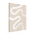 thumbnail image 4 of Elena Ristova 'Beige One Line Drawing' Canvas Art, 4 of 4