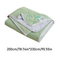 thumbnail image 5 of Ice Silk Mugwort Summer Quilt with Cooling Technology, Lightweight Air Conditioning Blanket for Hot Nights, Single/Double Size Machine Washable Tanuke Multi-Color Cotton, 5 of 9