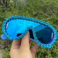 thumbnail image 5 of Oversized bling Rhinestones Sunglasses Women 2024 Luxury Y2K One-Piece Sun Glasses for Lady Punk Eyewear UV400, 5 of 9