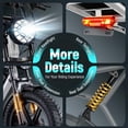 thumbnail image 6 of TST Electric Bike for Adults, 48V/15AH Battery, 20"x4" Fat Tire, 750W Motor EBike For Men, Tested to UL2849 Standard by SGS, 6 of 9
