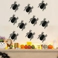 thumbnail image 6 of nvzhuang 10Pcs Halloween Wall Stickers Creative Removable Spiders/Bats Wall Decals for Home Office Party Decor, 6 of 8