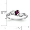 thumbnail image 2 of Primal Gold 14 Karat White Gold 5x3mm Oval Rhodolite Garnet Ring, 2 of 4