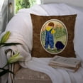 thumbnail image 3 of Carolines Treasures SS8544PW1414 Little Boy with his Pomeranian Fabric Decorative Pillow, 14Hx14W, multicolor, 3 of 4