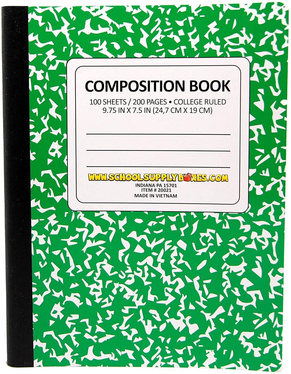 School Supply Boxes Composition Notebooks, 5-Pack photo 2