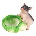 thumbnail image 5 of Decorative Ornament Sculpture Bowl Jewelry Container with a Unique Cabbage Shape for a Bedroom Vanity or Office Desktop, 5 of 9