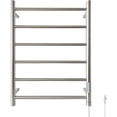 thumbnail image 1 of Towel Warmer Heated Towel Rack All-Night Warm Bathroom Plug-in Heated Drying Rack with Timer Fast Heating (Chrome  Bars), 1 of 4