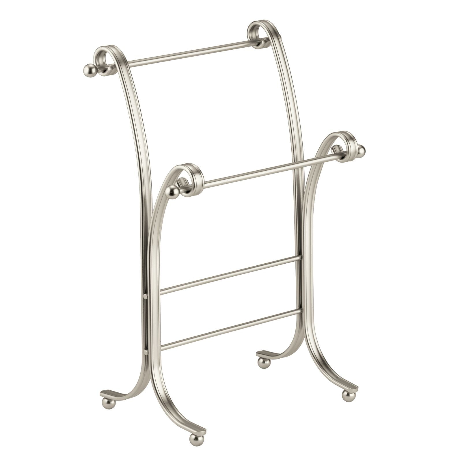 mDesign Steel Countertop Hand Towel Holder 2Tier Freestanding Small