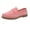 Pink, variant on Fesfesfes Walking Shoes for Women Round Toe Fashion Casual Comfortable Round Toe Low Heels Shoes Solid Color Shoes 40(7.5)