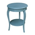 thumbnail image 7 of International Concepts Cambria Solid Wood Round End Table in Ocean Blue, 7 of 7