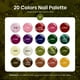 thumbnail image 4 of Set de esmaltes de uñas Beetles Cat Eye Gel, 20 colores, otoño, con capa base, 4 of 9
