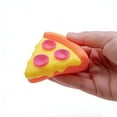 thumbnail image 4 of Squishy Toy, Novelty Pizza Slice Slow Rising Squeeze Stress Relief, Cute Food Shaped Fidget Sensory Play, Party Favor Gift Desk Decoration for Kids Teens Foodie Fun, 4 of 5