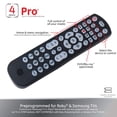 thumbnail image 5 of Control Remoto Universal GE 40081 para 4 Dispositivos Retroiluminado compatible con Samsung LG Sony Roku, 5 of 5