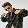 thumbnail image 2 of Gafas de sol Joopin Square Polarized UV400 para mujeres y hombres, color verde, 2 of 6