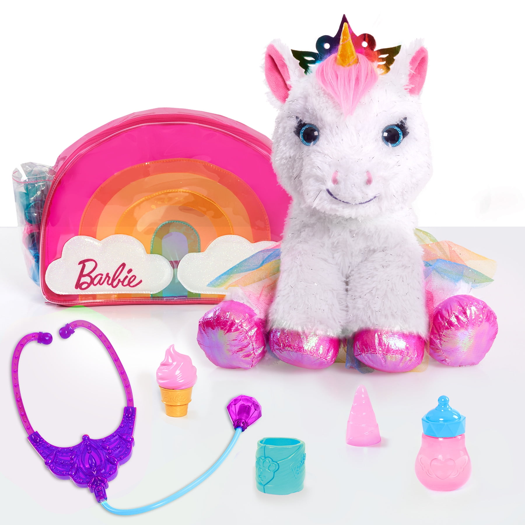 Barbie Dreamtopia 8 piece Doctor Set with Unicorn Plush Kids Toys