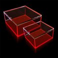 thumbnail image 7 of OnDisplay Electric Neon Luxe Clear Acrylic Storage Treasure Box - Medium, 7 of 7