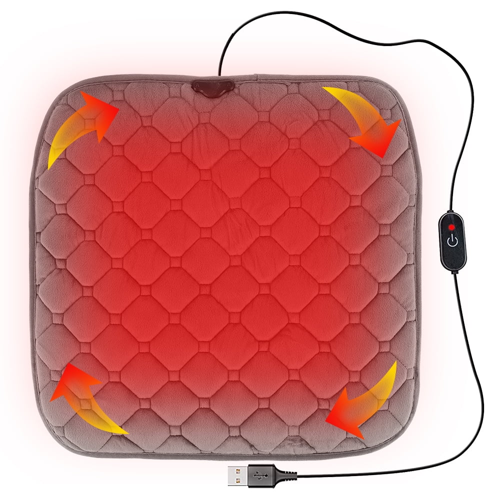 HOTBEST Heated Car Seat Cushion,USB Heated Cushion Car Seat Cover Pad 3