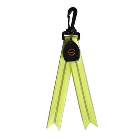 

Safety Reflector Pendant | LED Luminous Dovetail Light Hanging Strap | Tag Pendant PVC Reflective Gear Keychain for School Bag Clothes Backpack Bicycle