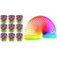 thumbnail image 1 of Rainbow Spring Toys JA-RU Big para niños (paquete de 9) de plástico, 1 of 7