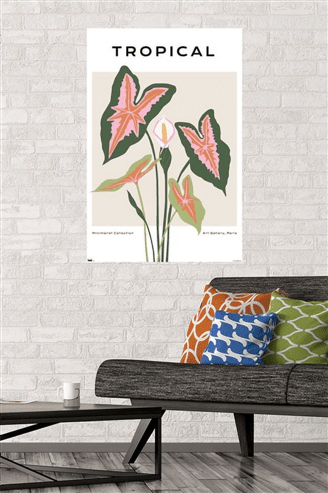 Botanical - Tropical Wall Poster, 22.375" x 34"