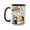 Black, variant on 15oz Cute Cartoon Cats in a Jar Mug - Adorable Ceramic Coffee Cup with Chibi Kitty Design, Perfect Gift for Cat Lovers