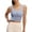 Light Blue A2, variant on Antinious Women Sleeveless Short Sleeve Built In Bra Yoga Fitness Tank Tops