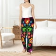 thumbnail image 4 of Balery Traditional Floral Polish Pantalones de pijama para mujer, pijamas ultraligeros, pantalones de estar por casa-Medium, 4 of 6