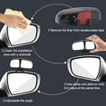 thumbnail image 3 of Espejo retrovisor de ángulo amplio para coche, espejo retrovisor 2 en 1 con ángulo ajustable, espejo auxiliar para coche, SUV, RV, izquierda, 1 unidad, 3 of 5