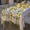 thumbnail image 5 of 10 Meter 100 LED Artificial Ivy Garland Light Artificial Plant Vine Hanging Garland LED Fairy Lights Decorative Patio String Lighting, 5 of 5