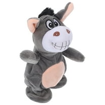 WRITWAA Interactive Donkey Plush Stuffed Animal Toy for Kids Holiday Gift 1 Set