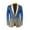 002 Blue, variant on Men's Sequin Performance Ceremonial Dress Party Suit One Button Shawl Lapel Suit Jacket for Party Wedding Banquet Prom
