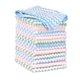 thumbnail image 1 of Pa?o de limpieza de microfibra REGALWOVEN, paquete de 12, trapos altamente absorbentes sin pelusa, toallas de limpieza reutilizables y lavables, tama?o 12" x 12", 1 of 1